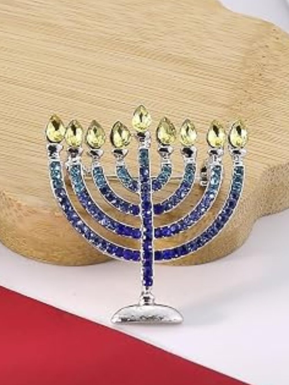 MENORAH BROOCH